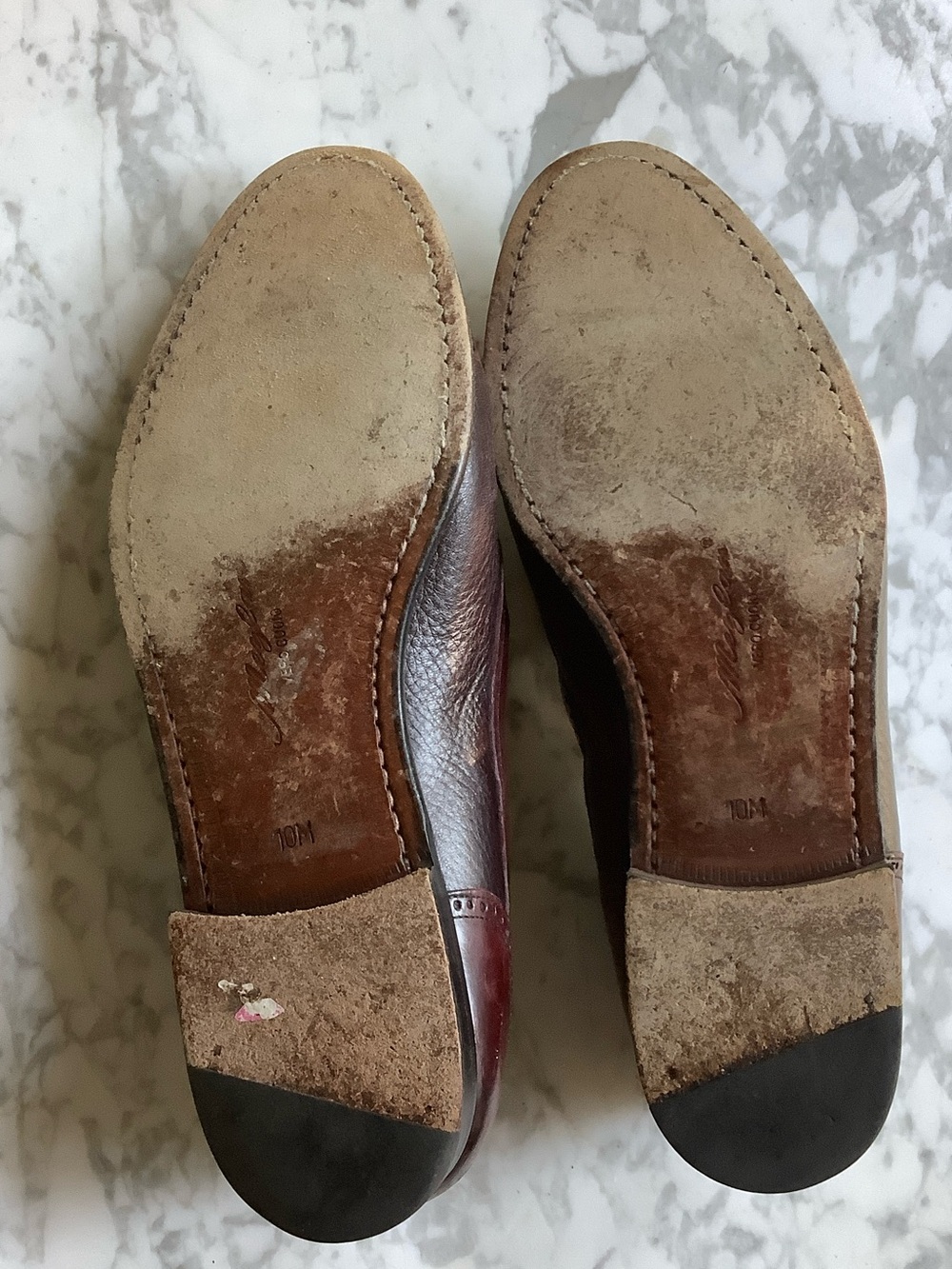 Mezlan Burgundy Tassel Slip-On Loafers - Picture 13 of 13